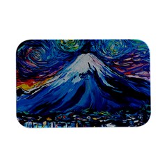 Mount Fuji Art Starry Night Van Gogh Open Lid Metal Box (silver)   by Sarkoni