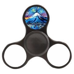 Mount Fuji Art Starry Night Van Gogh Finger Spinner by Sarkoni