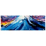 Mount Fuji Art Starry Night Van Gogh Banner and Sign 9  x 3  Front