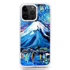 Mount Fuji Art Starry Night Van Gogh Iphone 14 Pro Max Tpu Uv Print Case by Sarkoni