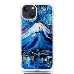 Mount Fuji Art Starry Night Van Gogh Iphone 13 Tpu Uv Print Case by Sarkoni