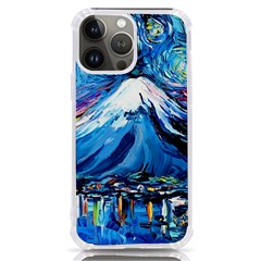 Mount Fuji Art Starry Night Van Gogh Iphone 13 Pro Max Tpu Uv Print Case by Sarkoni