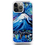 Mount Fuji Art Starry Night Van Gogh iPhone 13 Pro Max TPU UV Print Case Front