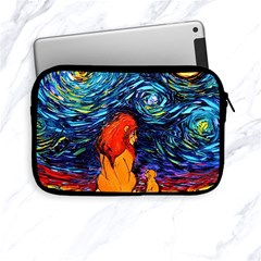 Lion Art Starry Night Van Gogh Apple Ipad Mini Zipper Cases by Sarkoni