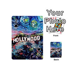 Hollywood Art Starry Night Van Gogh Playing Cards 54 Designs (mini) by Sarkoni