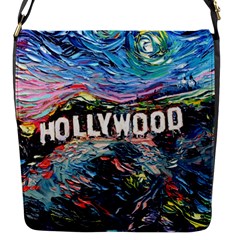 Hollywood Art Starry Night Van Gogh Flap Closure Messenger Bag (s) by Sarkoni