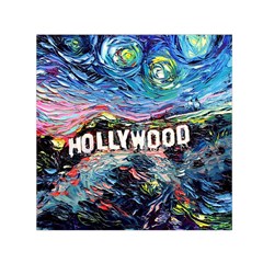 Hollywood Art Starry Night Van Gogh Square Satin Scarf (30  X 30 ) by Sarkoni