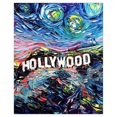 Hollywood Art Starry Night Van Gogh Drawstring Bag (small) by Sarkoni