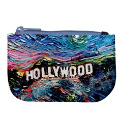 Hollywood Art Starry Night Van Gogh Large Coin Purse by Sarkoni