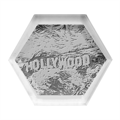 Hollywood Art Starry Night Van Gogh Hexagon Wood Jewelry Box