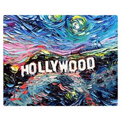 Hollywood Art Starry Night Van Gogh Premium Plush Fleece Blanket (medium) by Sarkoni