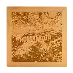 Hollywood Art Starry Night Van Gogh Wood Photo Frame Cube by Sarkoni