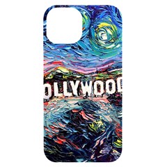 Hollywood Art Starry Night Van Gogh Iphone 14 Black Uv Print Case by Sarkoni