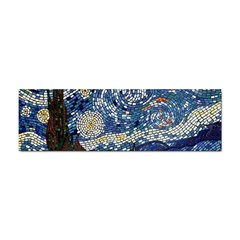 Mosaic Art Vincent Van Gogh s Starry Night Sticker (bumper) by Sarkoni