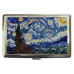 Mosaic Art Vincent Van Gogh s Starry Night Cigarette Money Case by Sarkoni