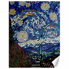 Mosaic Art Vincent Van Gogh s Starry Night Canvas 18  X 24  by Sarkoni