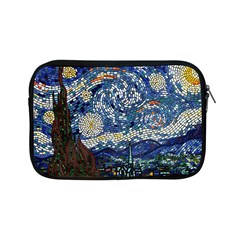 Mosaic Art Vincent Van Gogh s Starry Night Apple Ipad Mini Zipper Cases by Sarkoni