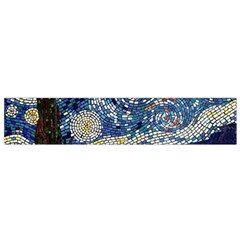 Mosaic Art Vincent Van Gogh s Starry Night Small Premium Plush Fleece Scarf by Sarkoni