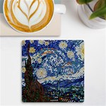 Mosaic Art Vincent Van Gogh s Starry Night UV Print Square Tile Coaster  Front