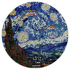 Mosaic Art Vincent Van Gogh s Starry Night Round Trivet by Sarkoni