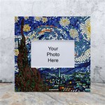 Mosaic Art Vincent Van Gogh s Starry Night White Box Photo Frame 4  x 6  Front