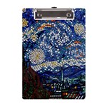 Mosaic Art Vincent Van Gogh s Starry Night A5 Acrylic Clipboard Front