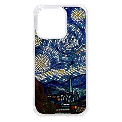 Mosaic Art Vincent Van Gogh s Starry Night Iphone 14 Pro Tpu Uv Print Case by Sarkoni