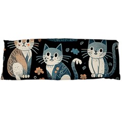 Cats Pattern Body Pillow Case (dakimakura) by Valentinaart