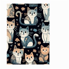 Cats Pattern Large Garden Flag (two Sides) by Valentinaart