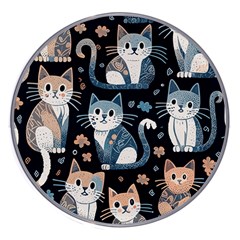 Cats Pattern Wireless Fast Charger(white)