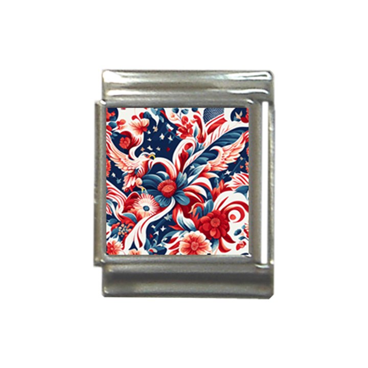 America pattern Italian Charm (13mm)