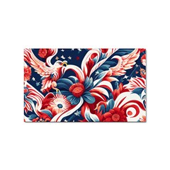 America Pattern Sticker Rectangular (100 Pack) by Valentinaart