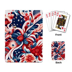 America Pattern Playing Cards Single Design (rectangle)