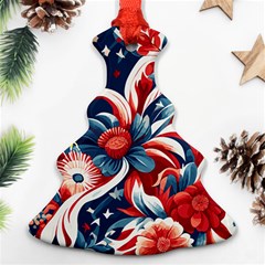 America Pattern Ornament (christmas Tree) 