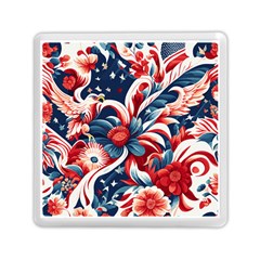 America Pattern Memory Card Reader (square) by Valentinaart