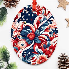 America Pattern Ornament (oval Filigree)