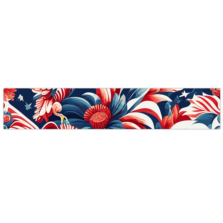 America pattern Large Premium Plush Fleece Scarf 