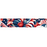 America pattern Large Premium Plush Fleece Scarf  Back