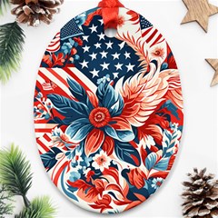 America pattern Ornament (Oval)