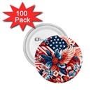 America pattern 1.75  Buttons (100 pack)  Front