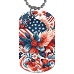 America pattern Dog Tag (One Side) Front