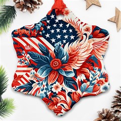 America pattern Ornament (Snowflake)