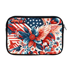 America Pattern Apple Macbook Pro 17  Zipper Case by Valentinaart