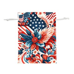 America pattern Lightweight Drawstring Pouch (M)