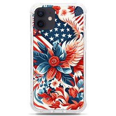 America Pattern Iphone 12 Mini Tpu Uv Print Case	 by Valentinaart