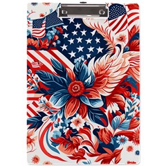 America pattern A4 Acrylic Clipboard