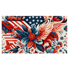 America pattern Banner and Sign 7  x 4 