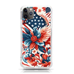 America Pattern Iphone 11 Pro Max 6 5 Inch Tpu Uv Print Case by Valentinaart