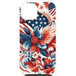 America pattern iPhone 14 Black UV Print Case Front