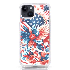 America Pattern Iphone 14 Tpu Uv Print Case by Valentinaart